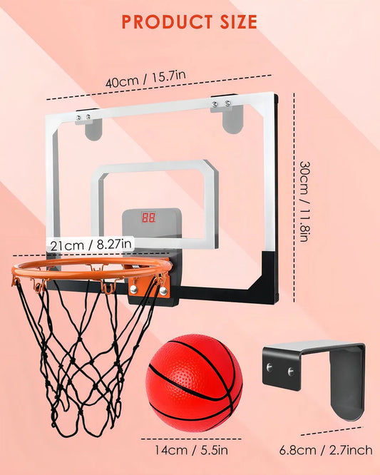 Kit Mini Aros De Basketball Lnterior Con Función Puntuación Jerzou MX-9987
