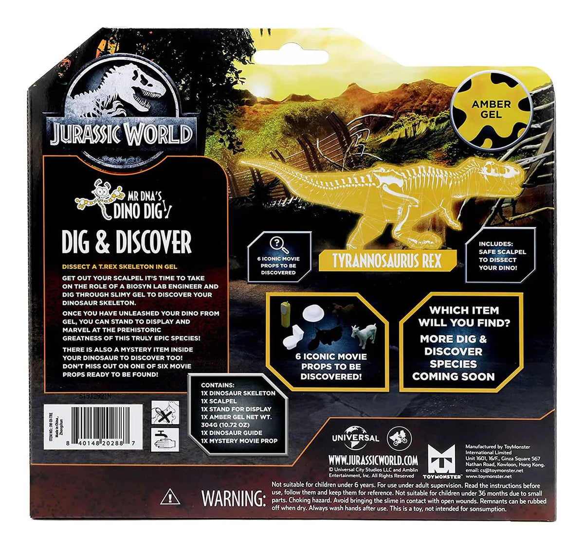 Juego De Excavación Arqueología Fósil Dinosaurio Para Niños